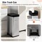 Touchless 16 Gallon Trash Can with Automatic Wing Lids and Anti-Fingerprint Finish